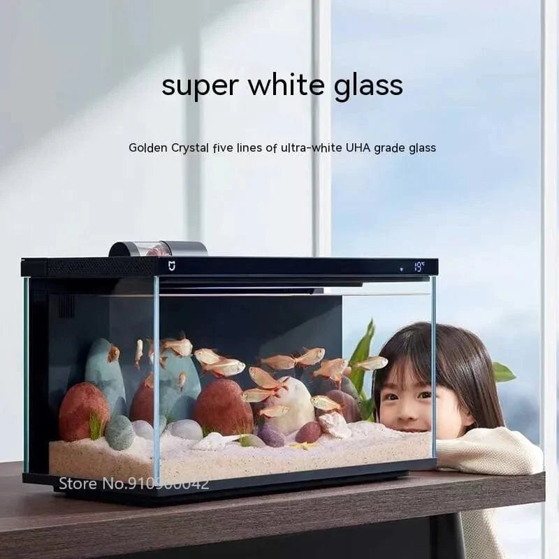 Xiaomi Mijia Smart Fish Tank MYG100 Funktioniert mit Mijia APP Mobil gesteuerte Fernfütterung Smart Lighting System Licht Aquarium