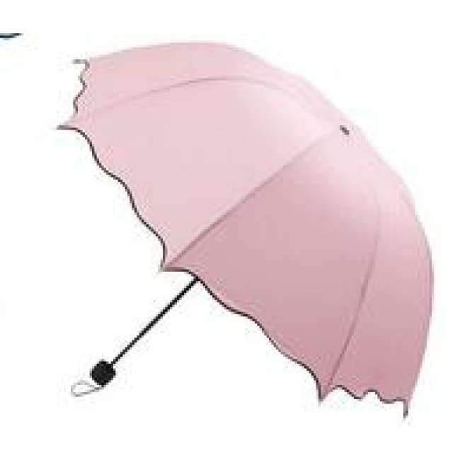 Frauen Regen Regenschirm 4 Faltbare Damen Regenschirme Griff Bequem Stark Marke Princess Craft 92CM Outdoor Reise