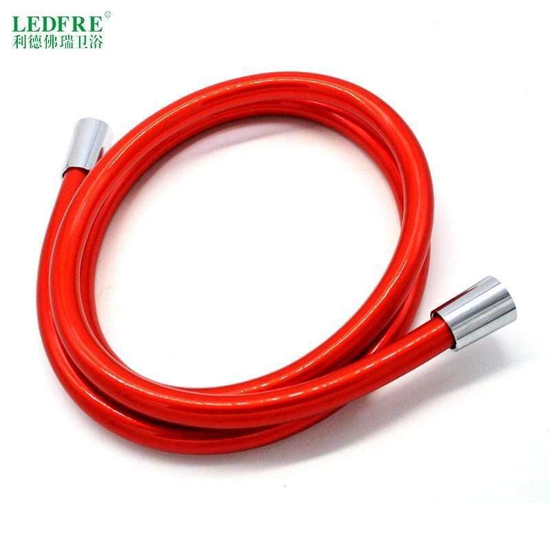 LEDFRE PVC Duschschlauch Silber PVC Schlauch Sanitär Flexibler Schlauch Für Badezimmer Handheld Duschkopf F1/2*F1/2 Für 16" 40" 60" 80"
