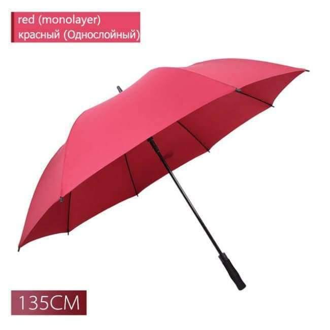 130cm large umbrella men's golf umbrella windproof double-layer automatic long-handled umbrella ladies men's