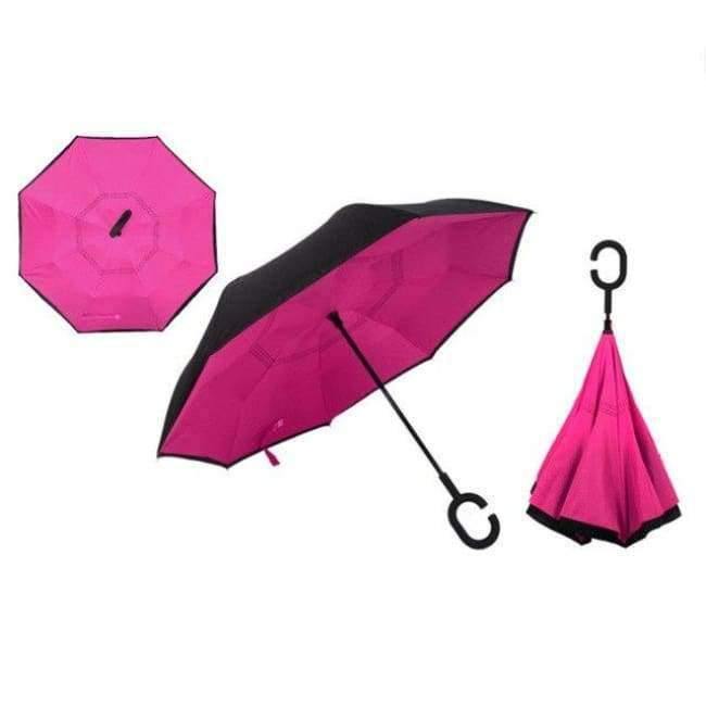 Reversed Umbrella Double Layer Inverted Multifunction Windproof Rain Hand Men's Umbrellas For Adults Long Umbrellas