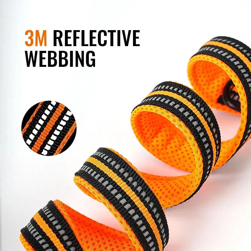 Truelove 7 In 1 Multifunktionale Verstellbare Hundeleine Freihändige Haustiertrainingsleine Reflektierende Multifunktions-Hundeleine Für 2 Hunde