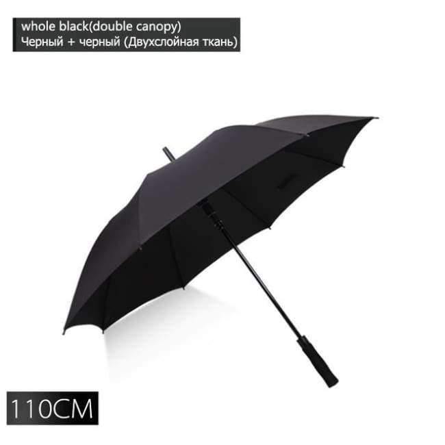 130cm large umbrella men's golf umbrella windproof double-layer automatic long-handled umbrella ladies men's