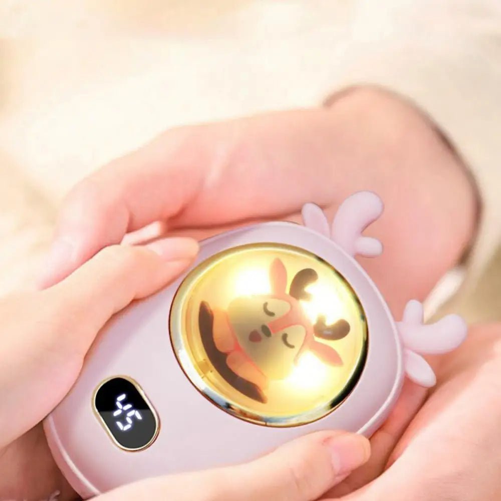 Sandsberg | Tragbare Handwärmer & Power Bank – 2-in-1 Gerät mit 10.000mAh Batterie mit Temperaturanzeige, einstellbarer Wärme, perfektes Weihnachtsgeschenk