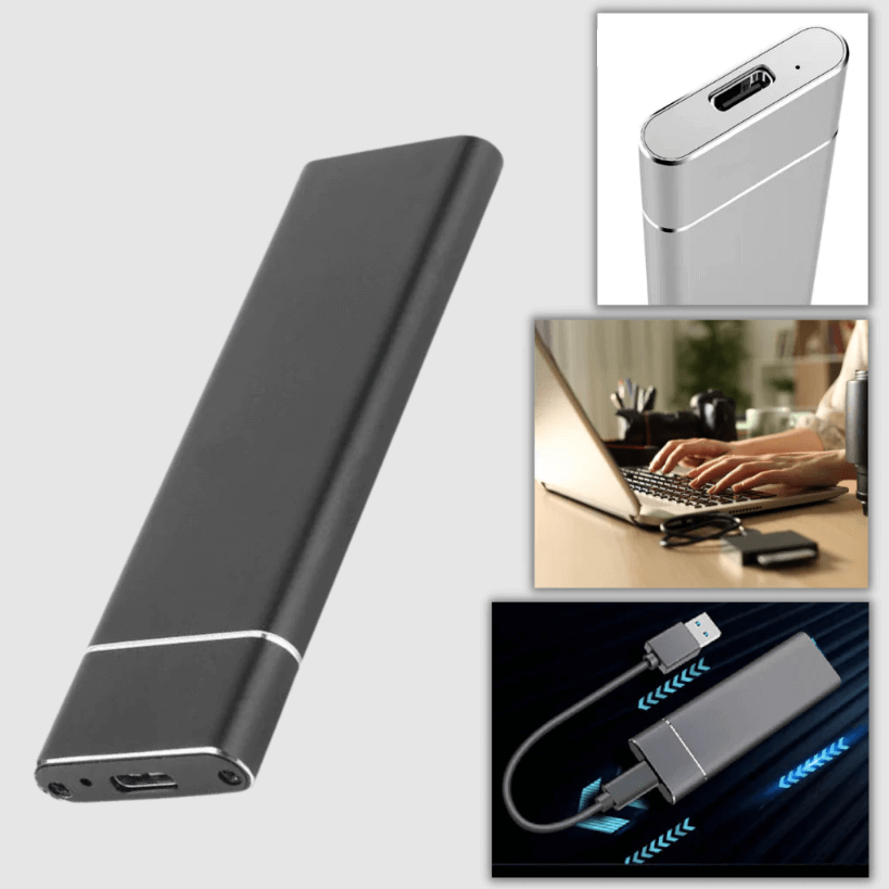 SafeStorage - Externe Mini-SSD-Festplatte 2TB