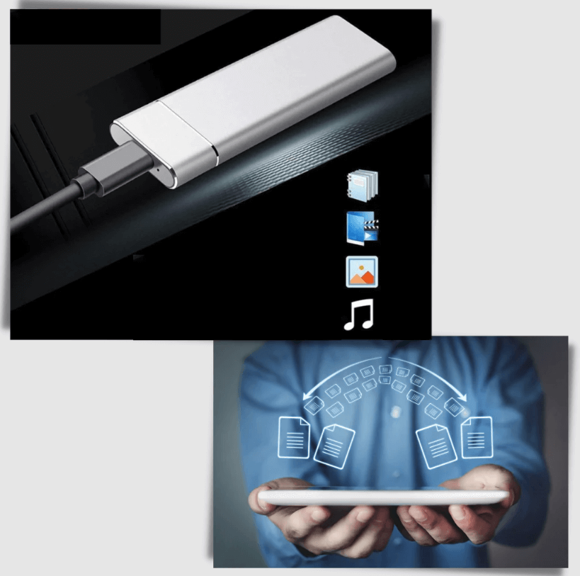 SafeStorage - Externe Mini-SSD-Festplatte 2TB