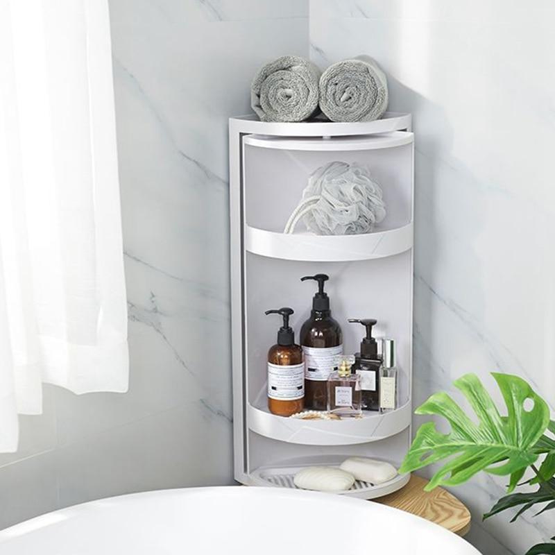Badezimmer 360 Grad drehbares Dreieck Regal