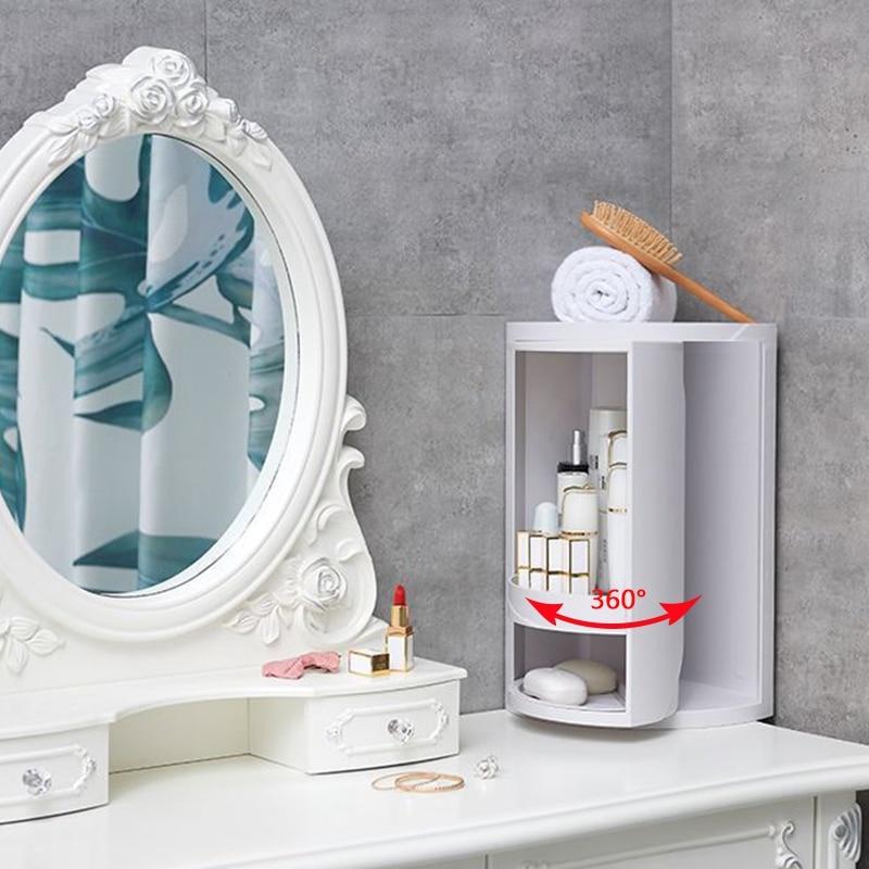 Badezimmer 360 Grad drehbares Dreieck Regal