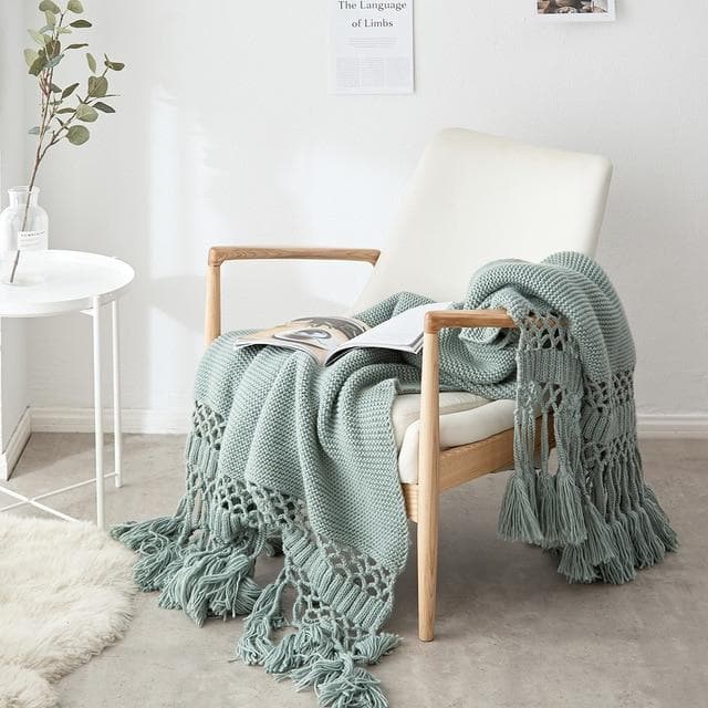 Handgefertigte Häkeldecke „Chloe“