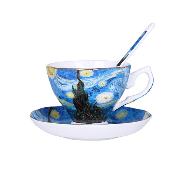 Kaffeebecher-Set Van Gogh (6 Modelle)