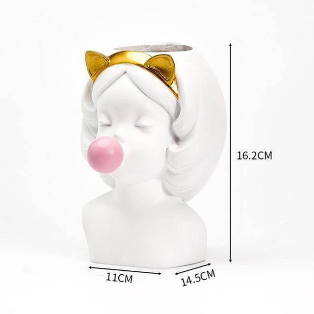 Kreative Nordic Kaugummi Frau Vase