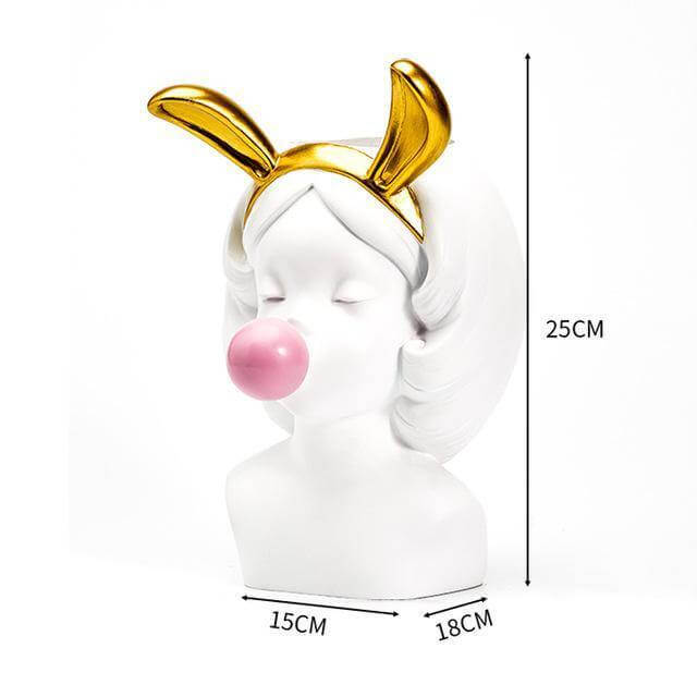 Kreative Nordic Kaugummi Frau Vase