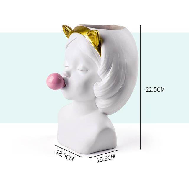 Kreative Nordic Kaugummi Frau Vase