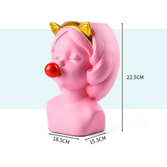 Kreative Nordic Kaugummi Frau Vase