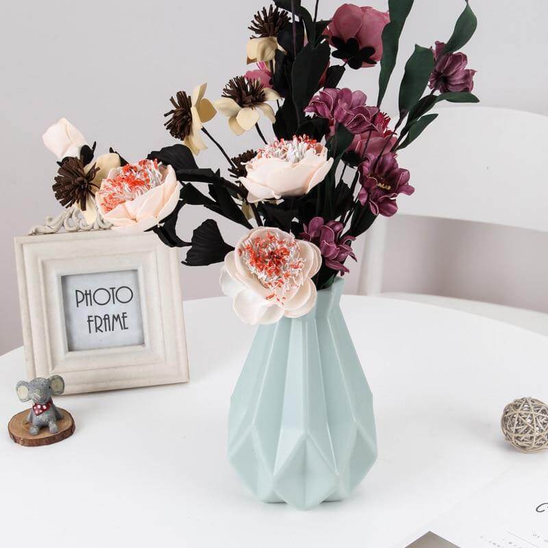 Kreative Origami Blumen vase