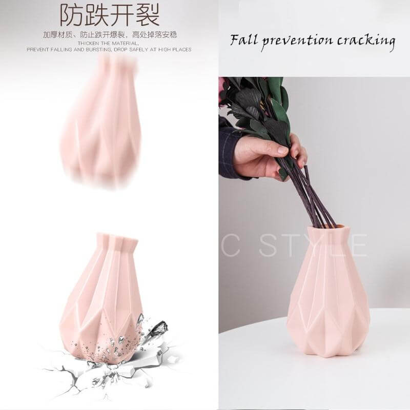 Kreative Origami Blumen vase