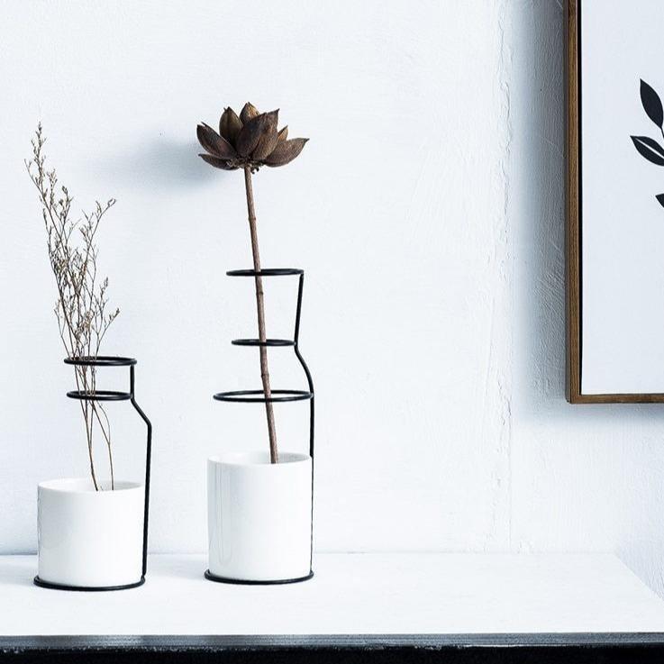 Sandsberg Design Blumenvase | Handgefertigt | Modernes Design | Dekoration für Zuhause