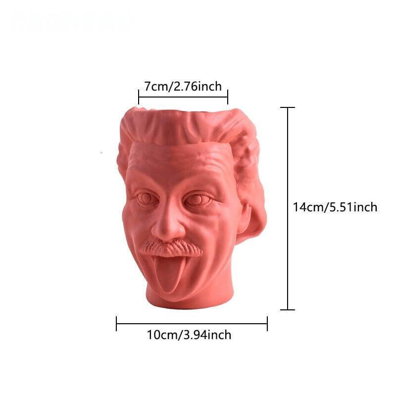 Kreative Portrait Vase Blumen Topf Stift Halter