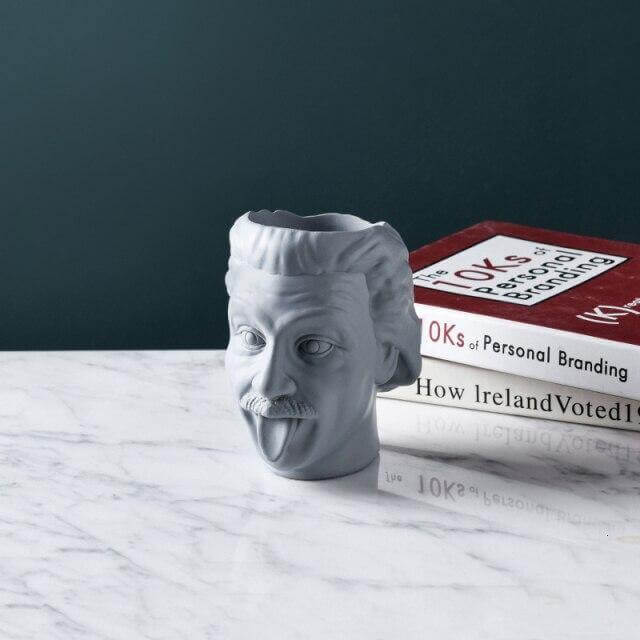 Kreative Portrait Vase Blumen Topf Stift Halter
