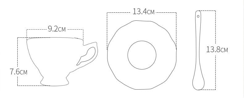Kaffeebecher-Set Van Gogh (6 Modelle)