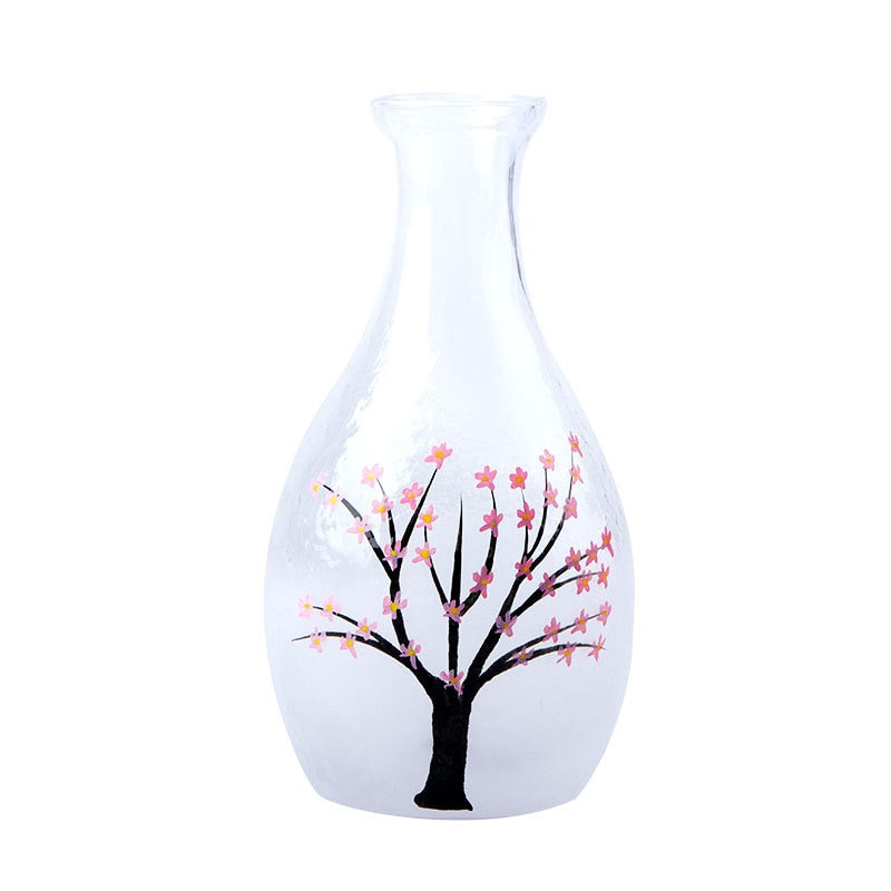 Frosted Pflaumenblüten Sake-Set