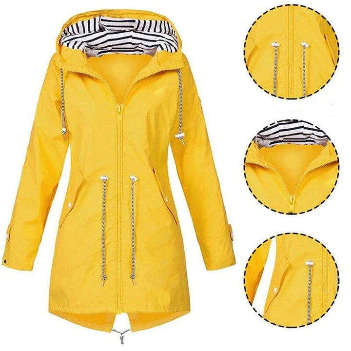 Devon – Wasserdichte Lange Regenjacke für jedes Wetter