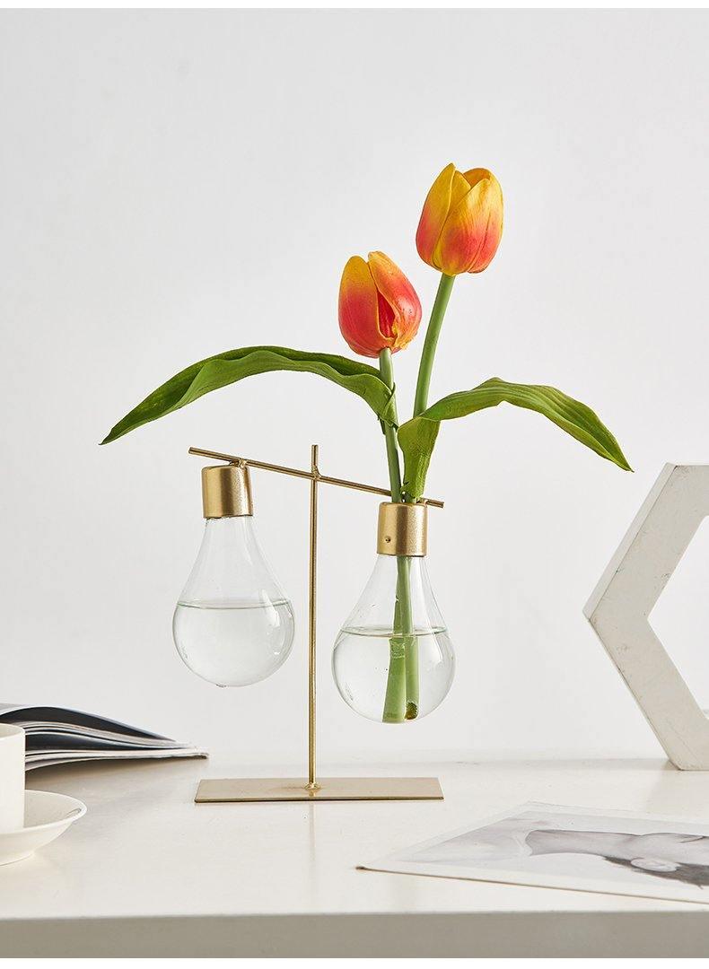 Sandsberg Pflanzenvermehrungs Vase | Zeitloses Design | Deko für Zuhause & Büro | Einzel & Doppel