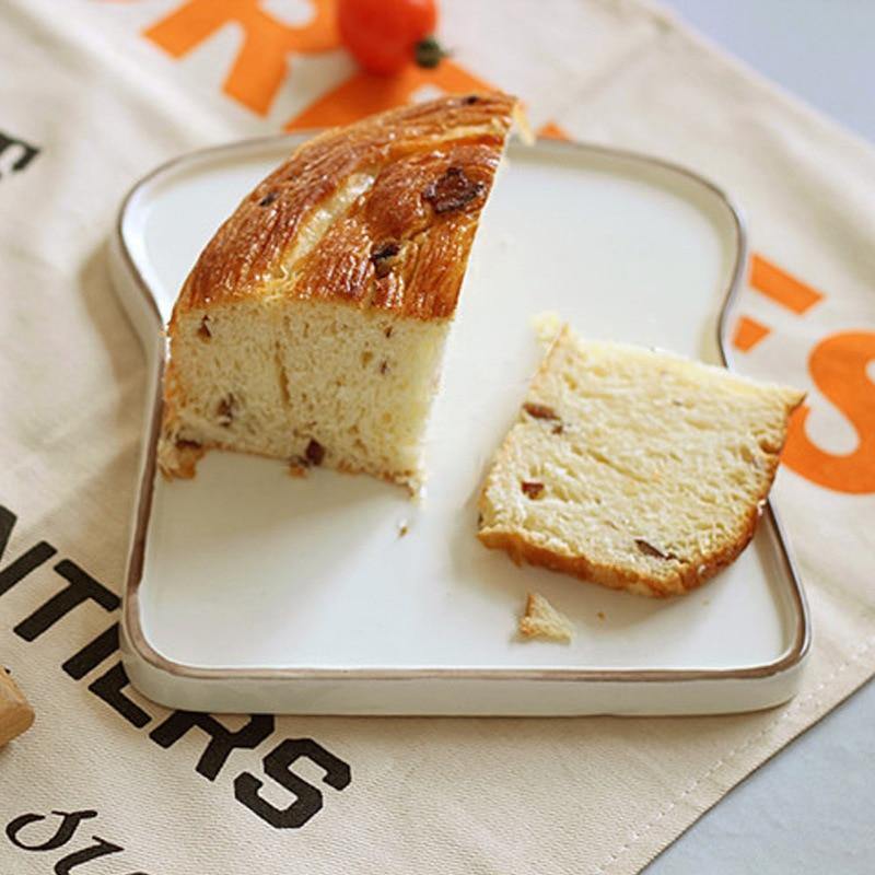 Keramische Toast Frühstücksplatte
