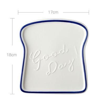 Keramische Toast Frühstücksplatte