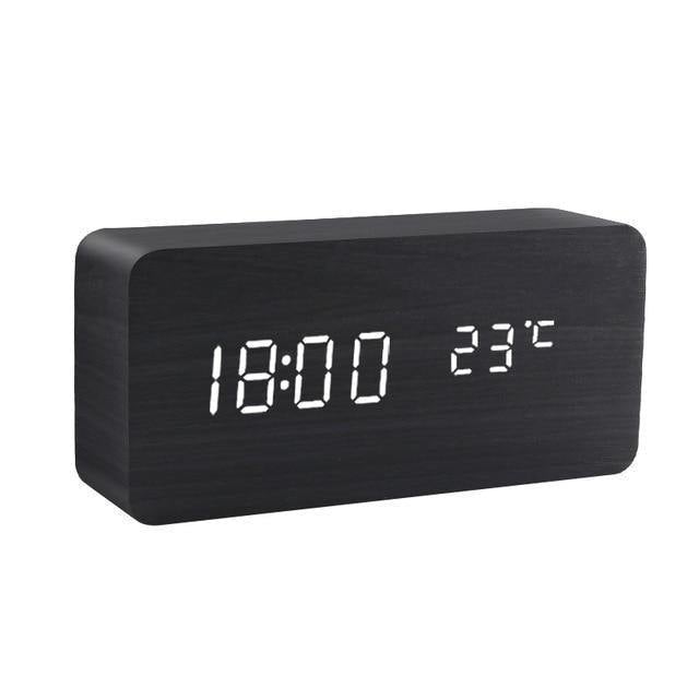 Würfelförmiger LED-Wecker