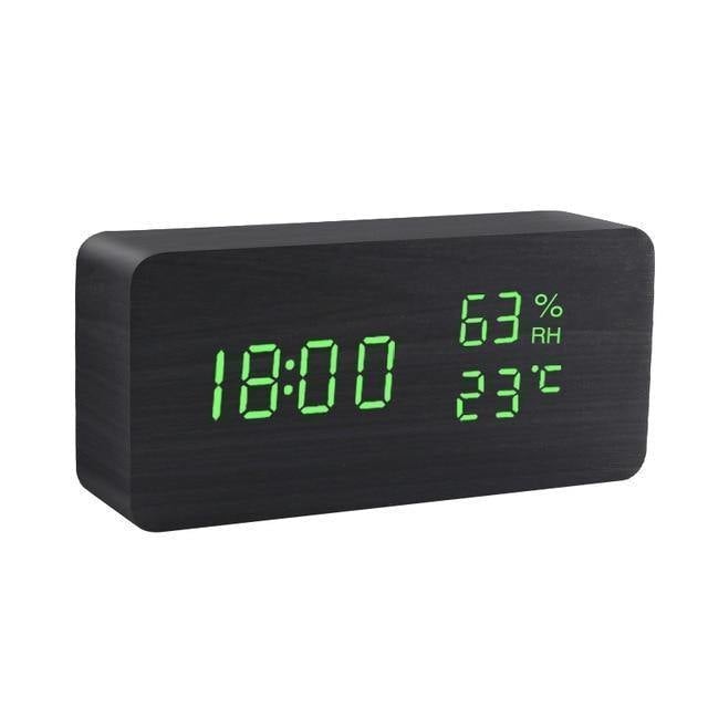 Würfelförmiger LED-Wecker