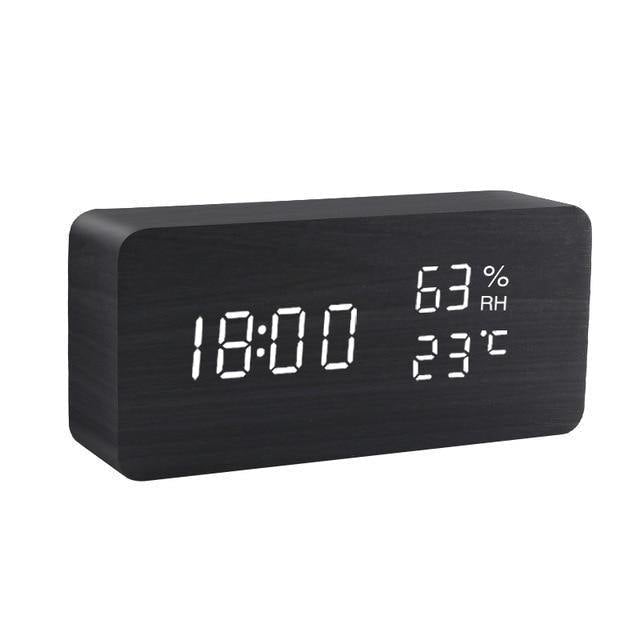 Würfelförmiger LED-Wecker