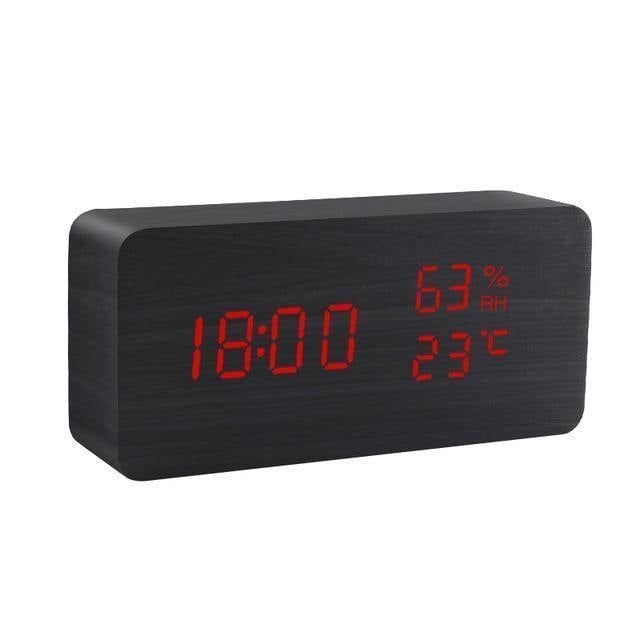 Würfelförmiger LED-Wecker