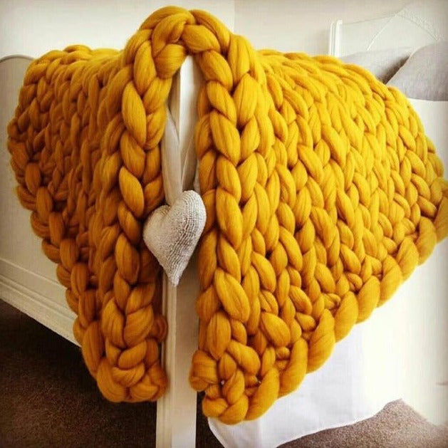 Chunky Strickdecke