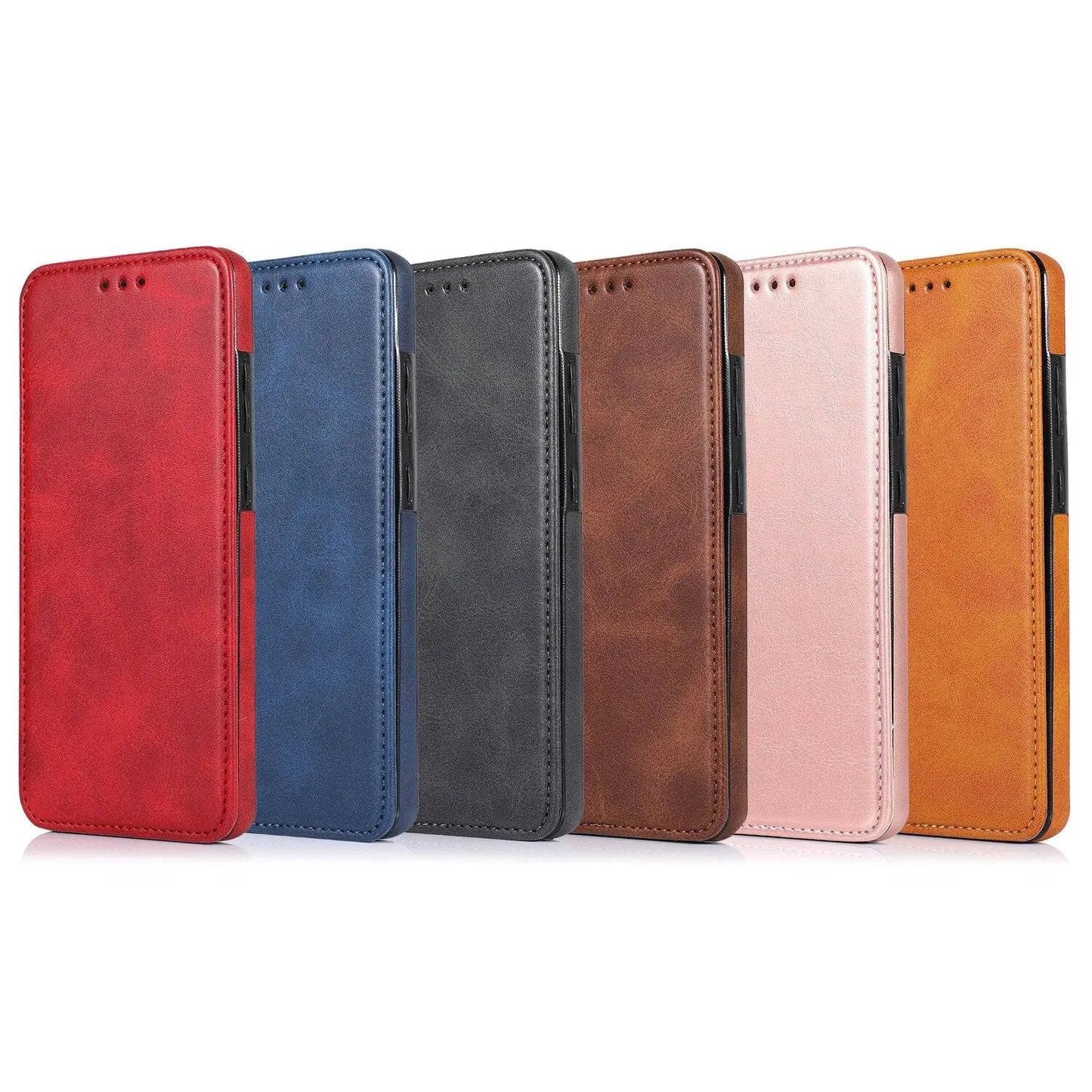 Premium Leder Flip Fall Für Samsung Galaxy S21 S20 Ultra Plus Hinweis Hinweis 20 Ultra