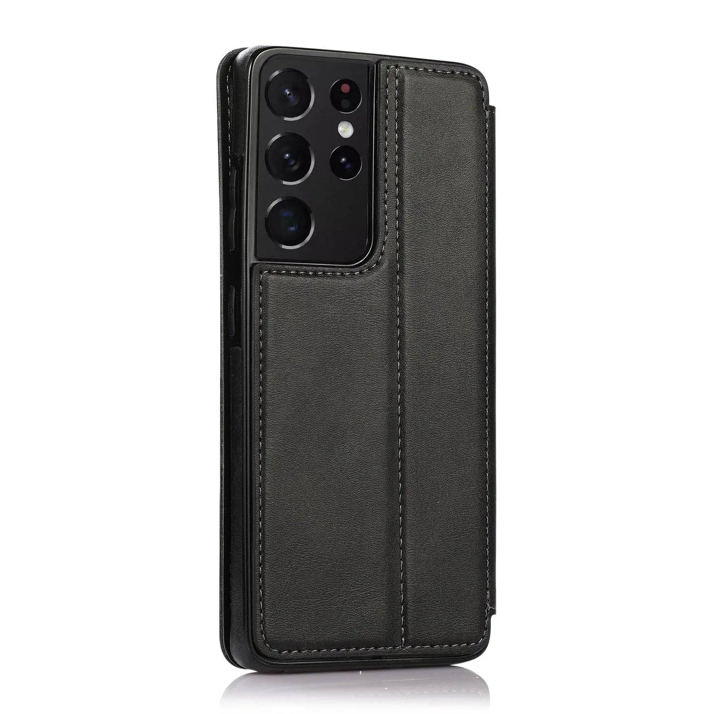 Premium Leder Flip Fall Für Samsung Galaxy S21 S20 Ultra Plus Hinweis Hinweis 20 Ultra