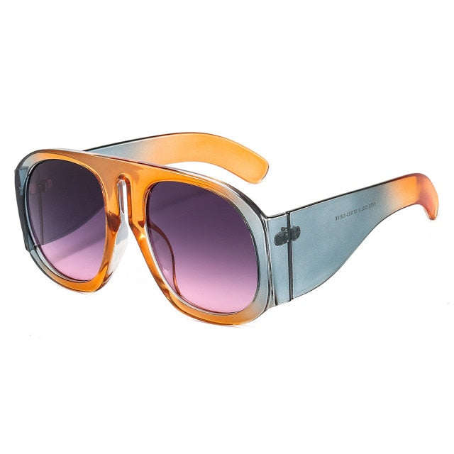 Aviator Vintage Übergroße Sonnenbrillen