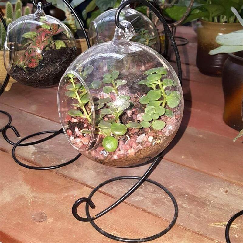Kreative Klare Glasballonvase