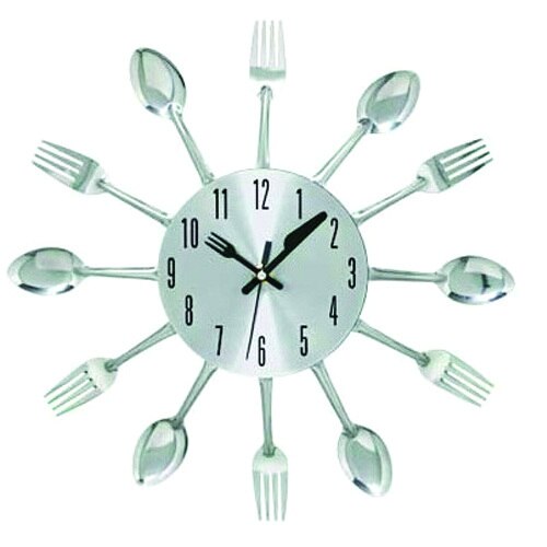Besteck Wand Uhr Gustav (5 Farben)