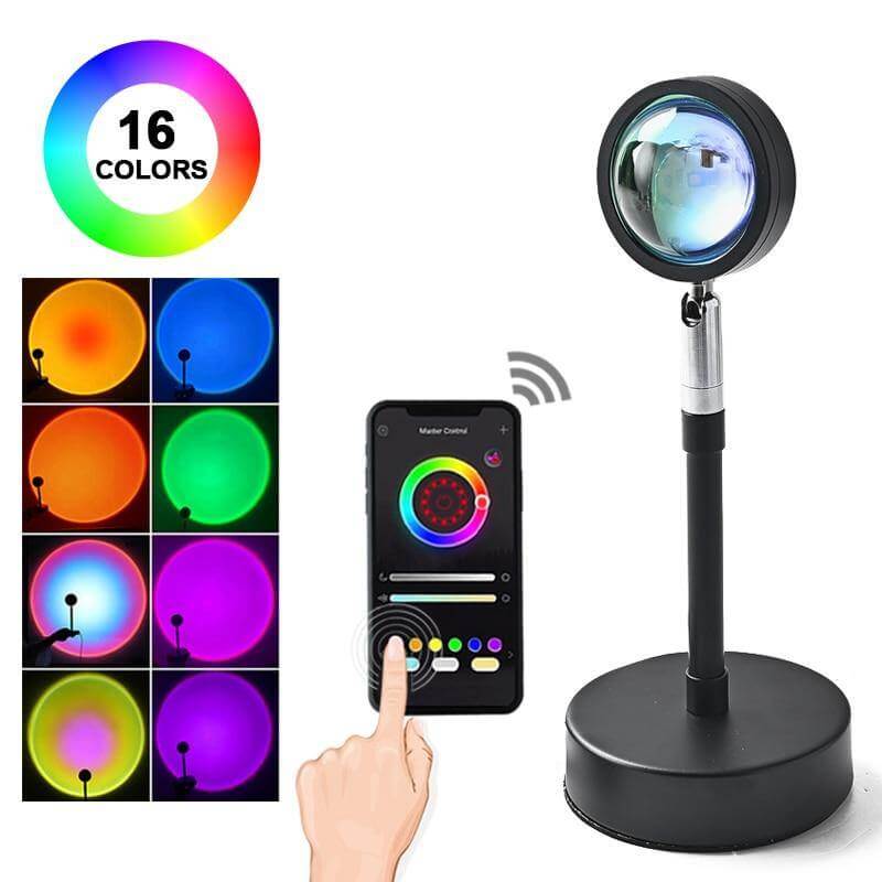 Sandsberg LED Lampe | Variabler Farbwechsel | Stimmungslicht für Zuhause | Fernbedienung & APP-Steuerung