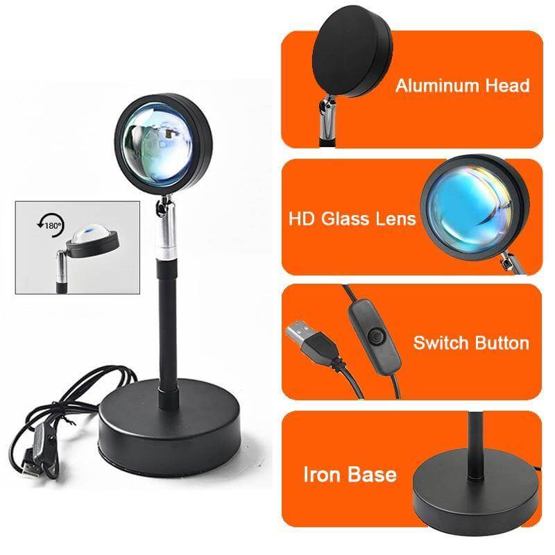 Sandsberg LED Lampe | Variabler Farbwechsel | Stimmungslicht für Zuhause | Fernbedienung & APP-Steuerung