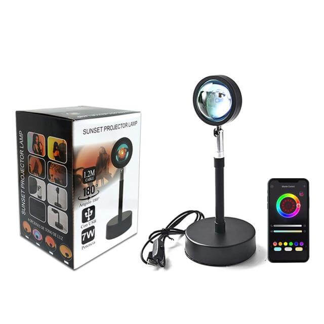 Sandsberg LED Lampe | Variabler Farbwechsel | Stimmungslicht für Zuhause | Fernbedienung & APP-Steuerung