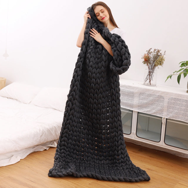 Chunky Strickdecke