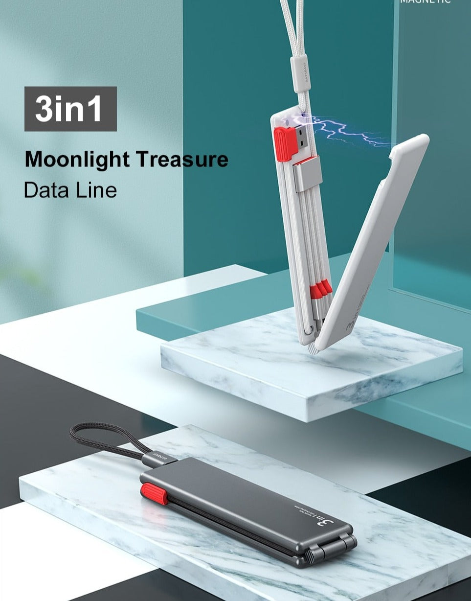 3in1 Magnetisches Schnelllade-Kabel-Set