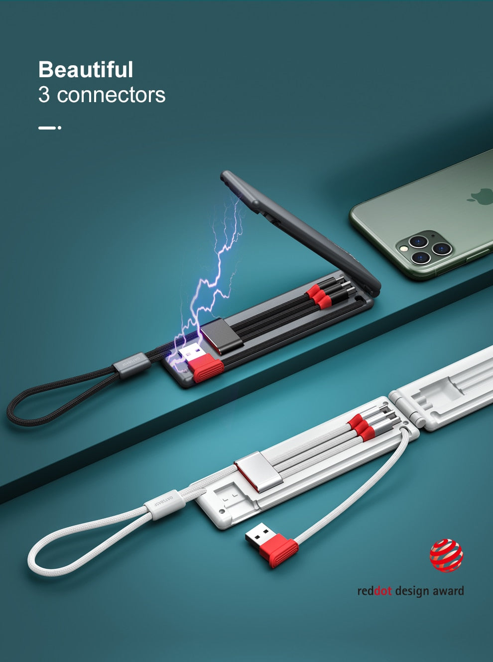 3in1 Magnetisches Schnelllade-Kabel-Set