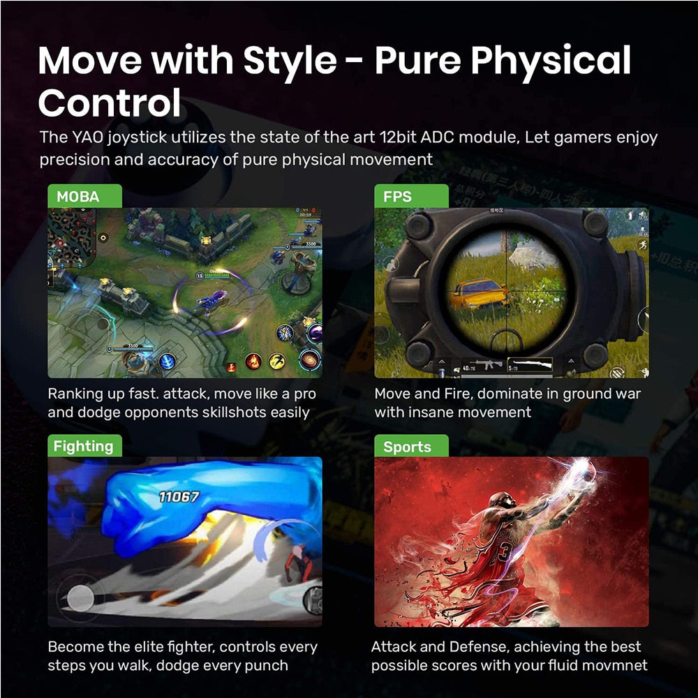 Kreativer Mini-Handy-Spiele-Controller Joystick