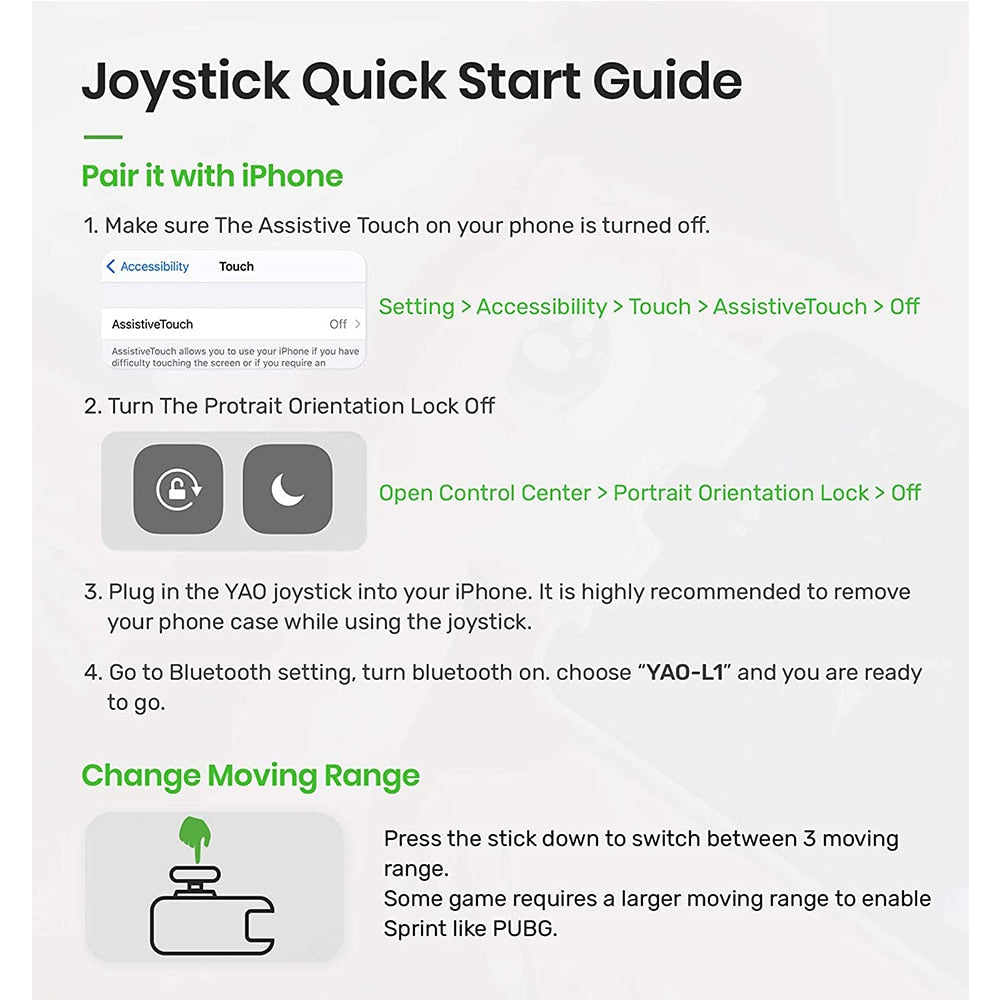 Kreativer Mini-Handy-Spiele-Controller Joystick