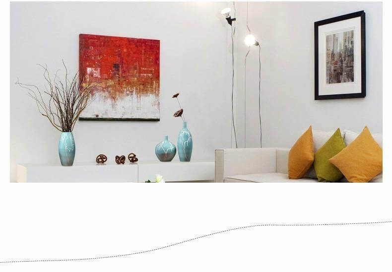 Kreatives Design Modern Weiße Creme Blaue Keramikvase