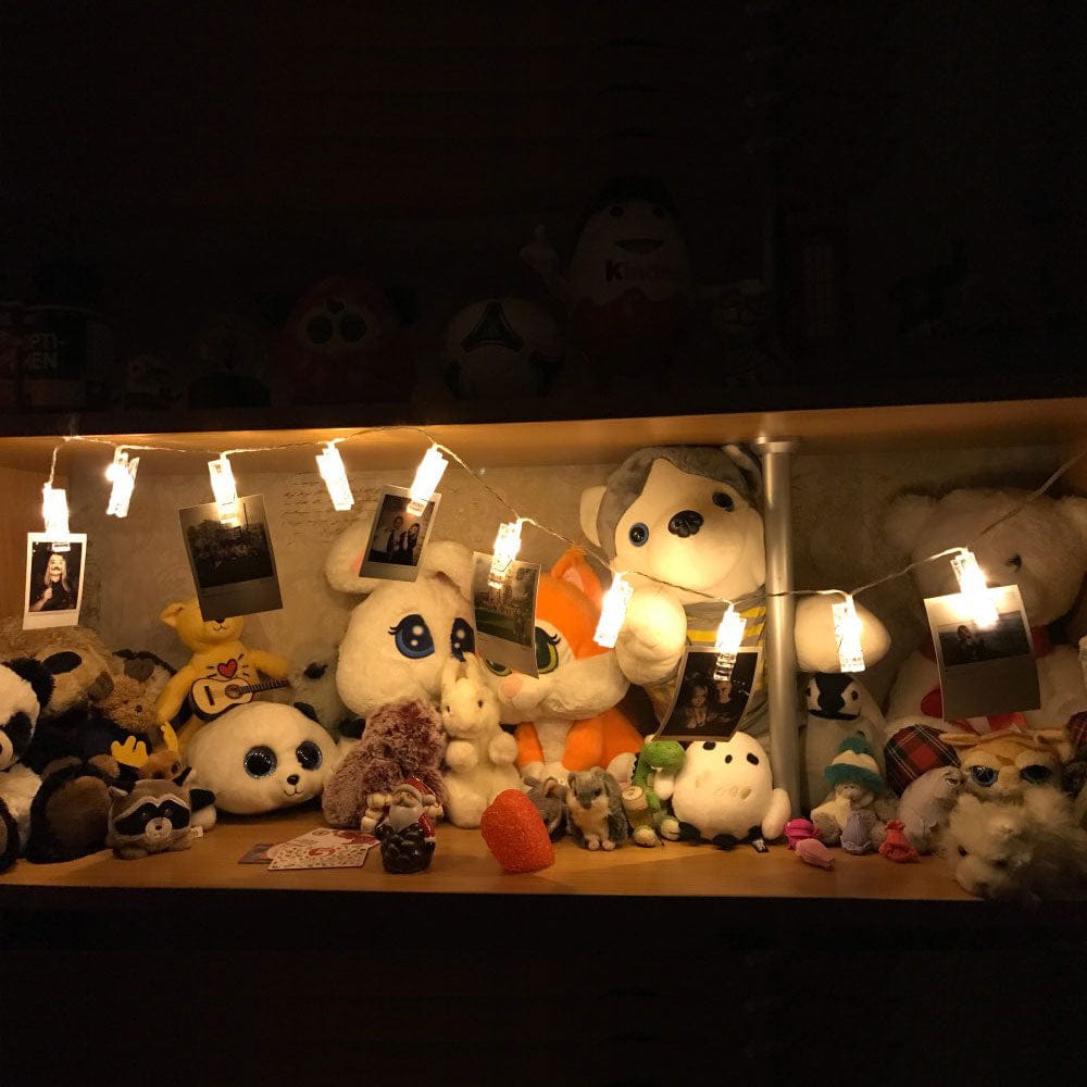 Personalisierbare Lichtgirlande Fotos