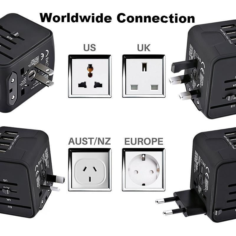 Universeller USB Reiseadapter Stecker